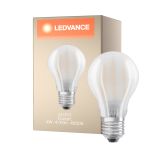 Ledvance Classic LED E27 Birne Fadenlampe Matt 4W 470lm - 840 Kaltweiß | Ersatz für 40W