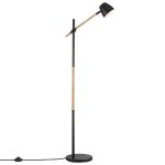 Nordlux Theo Stehlampe Metall und Holz Schwarz | Geeignet für GU10