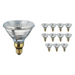 Mehrfachpackung 12x Philips PAR38 IR 100W E27 230V Klar