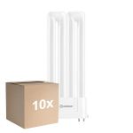Mehrfachpackung 10x Ledvance DULUX-F LED 12W - 840 Kaltweiß | 4-Pins - Ersatz Für 24W