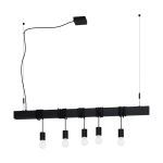 Eglo Pendelleuchte Townshend-B Stahl Schwarz | IP20 - Geeignet für 5x E27 
