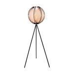 Eglo Stehlampe Waverton Stahl Schwarz | IP20 - Geeignet für 1x E27 