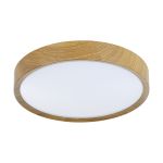 Eglo Deckenleuchte Musurita Stahl Holz Weiß 14.6W 1600lm - 830 Warmweiß | IP20 