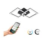 Eglo Deckenleuchte Paranday-Z Stahl Schwarz 2.2W 2500lm - 830-865 Abstimmbares Weiß | IP20 - Zigbee Dimmbar