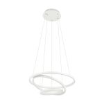 Eglo Pendelleuchte Lobinero-Z Aluminium Stahl Weiß 40W 6100lm - 830-865 Abstimmbares Weiß | IP20 - Zigbee Dimmbar