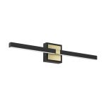 Eglo Wandleuchte Peguera Aluminium Stahl Schwarz 11W 1165lm - 830 Warmweiß | IP44 