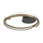 Eglo Deckenleuchte Mezzomonte Aluminium Stahl Bronze Schwarz 20W 1600lm - 827-865 Abstimmbares Weiß | IP20 - Dimmbar 