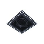 Noxion Einbau Spot rahmenlos Pro 1x MR16 schwenkbar Schwarz | Ausschnitt 97x97mm - GU10 Sockel