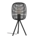 Eglo Tischlampe Rinroe Stahl Schwarz | Geeignet für 1x E27