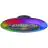 Brilliant Salerno Ventilator Plastik Schwarz 54W 6800lm - 830-865 CCT+RGB | 577mm - Fernsteuerung Dimmbar