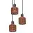 Ledvance Decor Pendelleuchte Braun | Geeignet für 3x E27