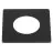 Ledvance Spot Ring Fix Quadrat Schwarz