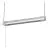 Ledvance LED Pendelleuchte Office Line Curve Weiß 24W 2100lm - 840 Kaltweiß