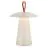 Nordlux Tischlampe Ara Akku Aluminium Sanded 2W 240lm - 830 Warmweiß | Dimmbar Touch