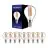 Mehrfachpackung 10x Noxion Lucent Lustre LED E14 Kugel Fadenlampe Klar 4.5W 470lm - 827 Extra Warmweiß | Dimmbar - Ersatz für 40W