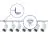 Bright Choice Komplettset 1-Phasen Rail L 1,5 x 1,5 Meter Weiß | incl. 7x Spot + GU10 2700K 3W Dimmbar + Abschlusskappe, Stromanschluss und L -Verbinder