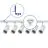Bright Choice Komplettset 1-Phasen Rail L 1 x 1,5 Meter Weiß | incl. 6x Spot + GU10 2700K 3W Dimmbar + Abschlusskappe, Stromanschluss und L -Verbinder