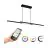 Eglo Pendelleuchte Fraioli-Z Aluminium Schwarz 17W 2400lm - 827-865 Abstimmbares Weiß + RGB | IP20 - Zigbee Dimmbar