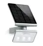 Steinel LED Wandleuchte XSolar L-S Silber 150lm - 830 Warmweiß | Solar - Bewegungs- Und Lichtsensor 