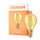 Osram Vintage 1906 LED E14 Kugel Fadenlampe Gold 4W 420lm - 825 Extra Warmweiß | Ersatz für 35W