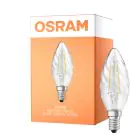 Osram Classic LED E14 Gedreht candle Fadenlampe Klar 2.5W 250lm - 827 Extra Warmweiß | Ersatz Für 25W