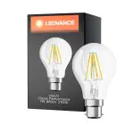Ledvance Classic Performance LED Glühbirne B22d Birne Fadenlampe Klar 7W 806lm - 827 Extra Warmweiß | Dimmbar - Ersatz für 60W