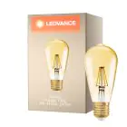 Ledvance Vintage 1906 LED E27 Birne Gold 4W 410lm - 824 Extra Warmweiß | Ersatz für 35W