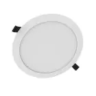 Ledvance Downlight Slim Alu Aluminium Weiß 19W 2000lm 90D - 840 Kaltweiß | Ausschnitt 205 - IP44 - Dali Dimmbar 