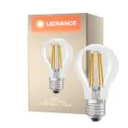 Ledvance Classic LED E27 Birne Fadenlampe Klar 5.9W 806lm - 827 Extra Warmweiß | Dimmbar - Ersatz Für 60W