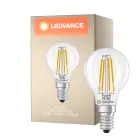 Ledvance Classic LED E14 Birne Fadenlampe Klar 2.5W 470lm - 827 Extra Warmweiß | Dimmbar - Ersatz Für 40W