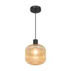 D'Lite Pendelleuchte Leffinge Messing Glas | Geeignet Für 1x E27