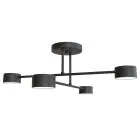 Emibig Deckenleuchte Halo Stahl Schwarz | Geeignet für 4x GX53 - Max 8W