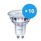 Mehrfachpackung 10x Philips CorePro LEDspot MV GU10 4W 840 36D | Kaltweiß - Dimmbar - Ersatz für 35W
