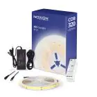 Noxion LED-Streifen Naga 5 Meter Komplettset - Smart Wifi - 24V - 320LEDs/m - COB - 8W/m - 965 Tageslichtweiß | 8mm - IP20 - Höchste Farbwiedergabe