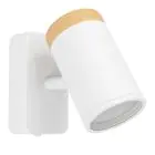 Eglo Wandleuchte Consuma Weiß, Braun | Geeignet für GU10