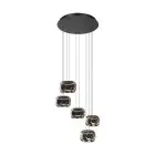 Eglo Pendelleuchte Hortunas Stahl Schwarz 5.8W 690lm - 830 Warmweiß | IP20 - Dimmbar 